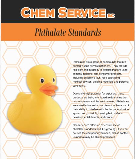 Phthalate Standards Brochure